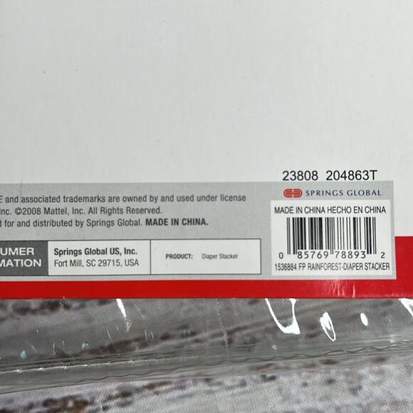 Fisher Price Animals of the Rainforest Diaper Stacker Organizer Holder Y2K 2008 - Picture 11 of 11